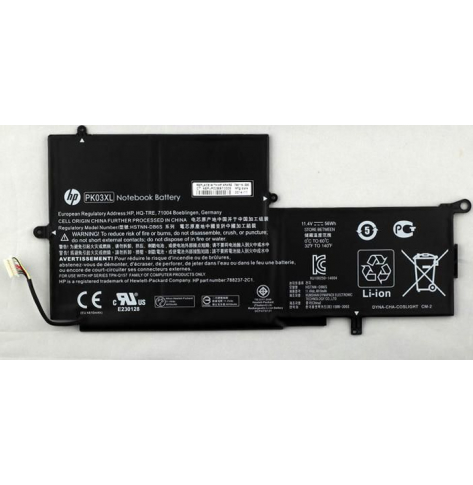 Bateria HP 3-cell 56WH 789116-005