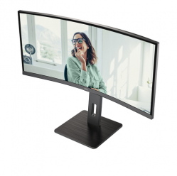 Monitor AOC CU34P3CV 34 VA UHD 21:9 HDMI DP USB czarny