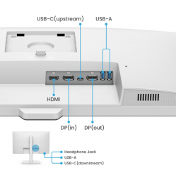 Monitor BENQ GW2790QT 27 IPS QHD HDMI DP USB czarny