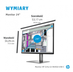 Monitor HP Z- Z24u G3 24" IPS UXGA FHD+