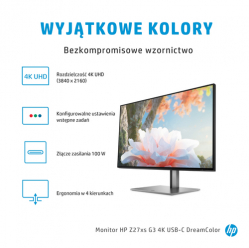 Monitor HP Z27xs G3 27" IPS UHD HDMI DP USB-C