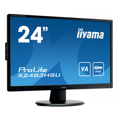 Monitor IIYAMA X2483HSU-B5 24 VA-HDMI DP USB-HUB glosniki