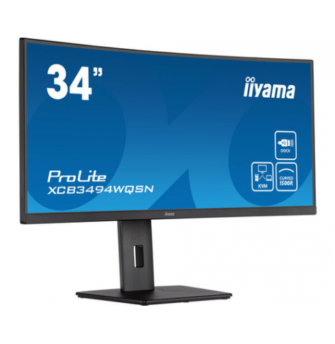 Monitor IIYAMA XCB3494WQSN-B5 34 ETE UW IPS-UHD HDMI DP KVM USB-C USB glosniki