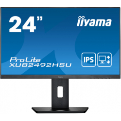 Monitor IIYAMA XUB2492HSU-B5 24 ETE IPS FHD Business VGA HDMI DP USB-HUB glosniki