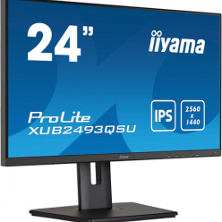 Monitor IIYAMA XUB2493QSU-B5 23.8 ETE IPS QHD HDMI DP USB-HUB glosniki Pivot