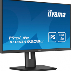 Monitor IIYAMA XUB2493QSU-B5 23.8 ETE IPS QHD HDMI DP USB-HUB glosniki Pivot