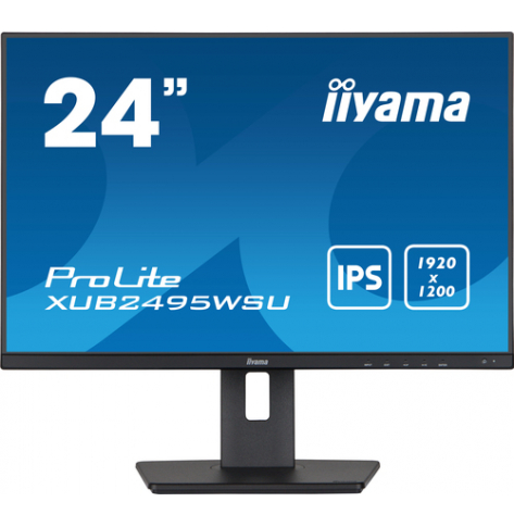 Monitor IIYAMA XUB2495WSU-B5 24.1 ETE WUXGA IPS-VGA HDMI DP glosniki Stand