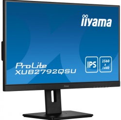 Monitor IIYAMA XUB2792QSU-B5 27 ETE IPS QHD WQHD Ultra Slim Line VGA HDMI DP USB-HUB glosniki