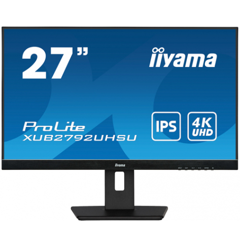 Monitor IIYAMA XUB2792UHSU-B5 27 ETE IPS UHD HDMI DVI DP USB-HUB glosniki stand