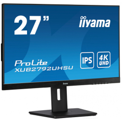 Monitor IIYAMA XUB2792UHSU-B5 27 ETE IPS UHD HDMI DVI DP USB-HUB glosniki stand