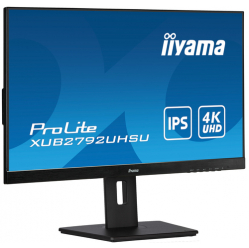 Monitor IIYAMA XUB2792UHSU-B5 27 ETE IPS UHD HDMI DVI DP USB-HUB glosniki stand