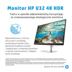 Monitor HP U32 4K 32" IPS USB-C