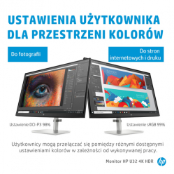 Monitor HP U32 4K 32" IPS USB-C