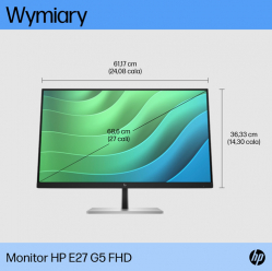 Monitor HP E27 G5 27 FHD HDMI DP