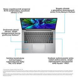Laptop HP ZBook Firefly 14 G10 14 WUXGA Ryzen 9 PRO 7940HS 32GB 1TB SSD W11P