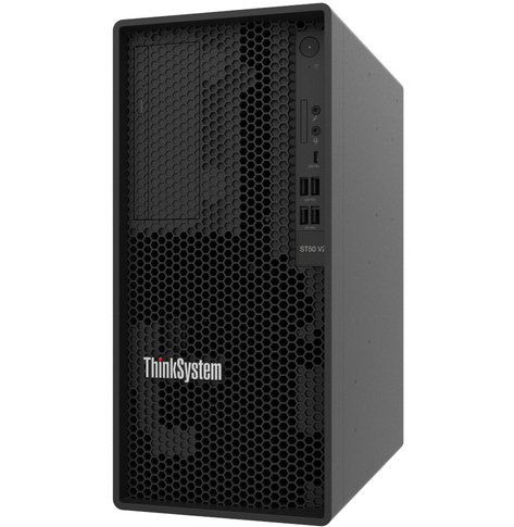 Serwer Lenovo ThinkSystem ST50 V2  Xeon E-2324G 8GB 2TB 500W No DVD