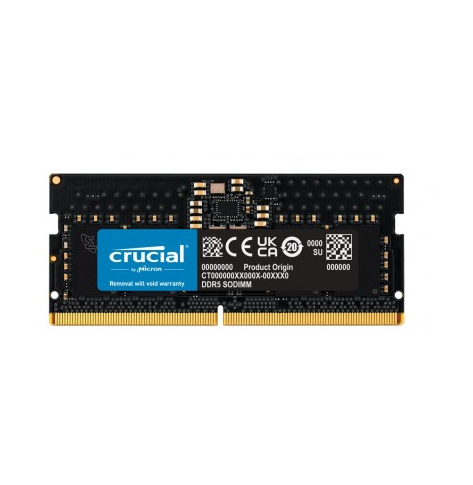 Pamięć Crucial DDR5 SODIMM 8GB/4800 CL40 (16Gbit) 