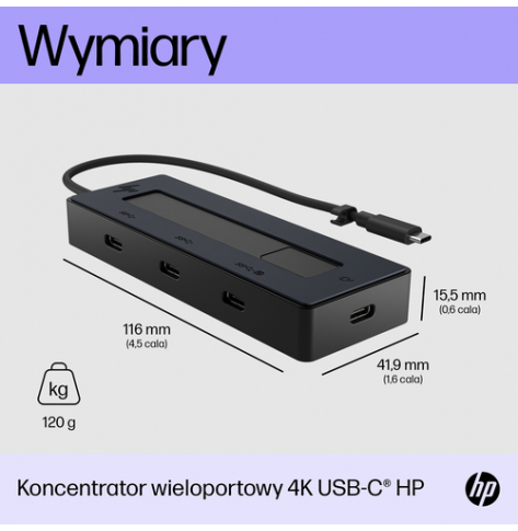 Stacja dokująca HP 4K USB-C Multiport Hub