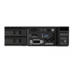 Serwer Lenovo ThinkSystem SR250 V2 Xeon E-2378 8C 2.6GHz 16MB Cache/65W 1x32GB O/B 2.5 HS 8 5350-8I HS 450W Titanium XCC Enterprise Rails
