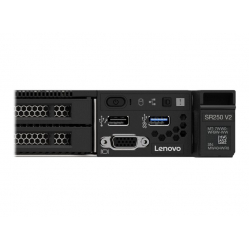 Serwer Lenovo ThinkSystem SR250 V2 Xeon E-2378 8C 2.6GHz 16MB Cache/65W 1x32GB O/B 2.5 HS 8 5350-8I HS 450W Titanium XCC Enterprise Rails