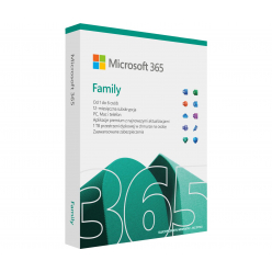 Microsoft 365 Family Subskrypcja 1 rok BOX