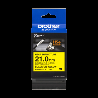 Taśma Brother HSE651E 21mm czarny na żółtym