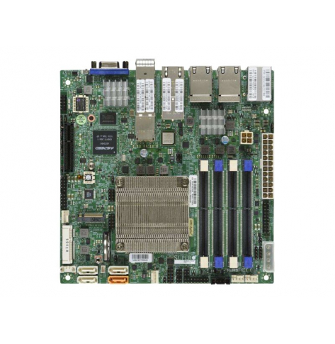 Płyta główna SUPERMICRO MBD-A2SDI-TP8F-O FCBGA1310 Intel Atom C3858 12 Core DDR4 4xGbE mITX