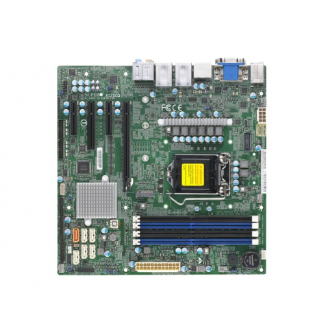 Płyta główna SUPERMICRO X12SCQ Comet Lake-S Q470 LGA1200 DDR4 Micro ATX