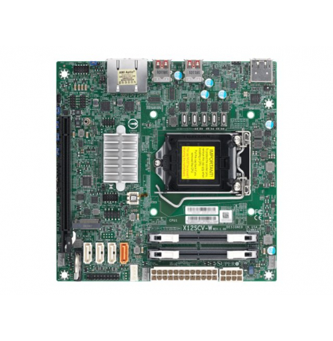 Płyta główna SUPERMICRO X12SCV-W Mini ITX Comet Lake PCHW480E LGA1200 PCI-e x16