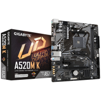 Płyta główna GIGABYTE A520M K rev. 1.0 AM4 mATX 2xDDR4 DIMM 1xM.2 4xSATA