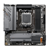 Płyta główna GIGABYTE B650M GAMING X AX AM5 4xDDR5 4xSATA 2xM.2 1xHDMI 2xDP
