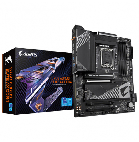 Płyta główna GIGABYTE B760 A ELITE AX LGA1700 4xDDR4 4xSATA 3xM.2 1xDP 1xHDMI