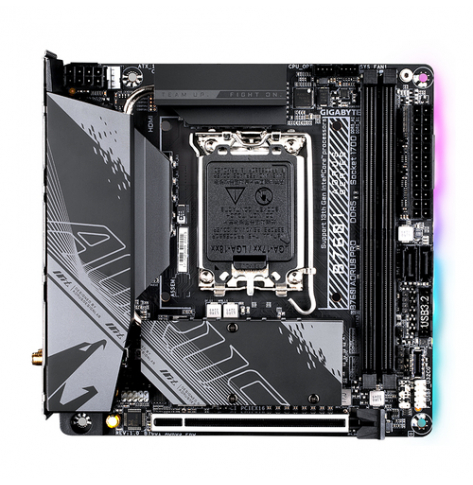 Płyta główna GIGABYTE B760I AORUS PRO LGA1700 mini ATX MB 2xDDR5 4xSATA 2xM.2