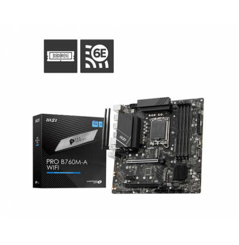 Płyta główna MSI PRO B760M-A WIFI LGA 1700 2xDP 2xHDMI