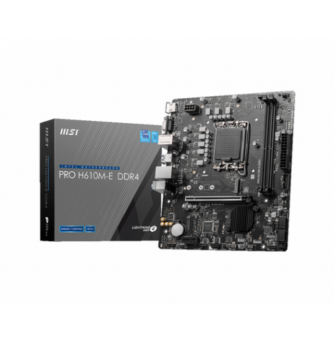 Płyta główna MSI PRO H610M-E DDR4 LGA 1700 1xHDMI