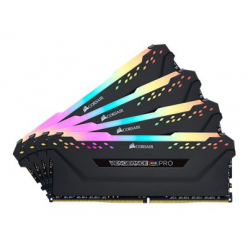Pamięć CORSAIR DDR4 3000MHz 128GB 4x32GB DIMM 16-20-20-38 XMP 2.0 VENGEANCE RGB PRO czarny Heatspreader RGB LED 1.35V