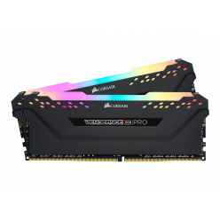 Pamięć CORSAIR DDR4 3000MHz 32GB 2x16GB DIMM 16-20-20-38 XMP 2.0 VENGEANCE RGB PRO czarny Heatspreader RGB LED 1.35V