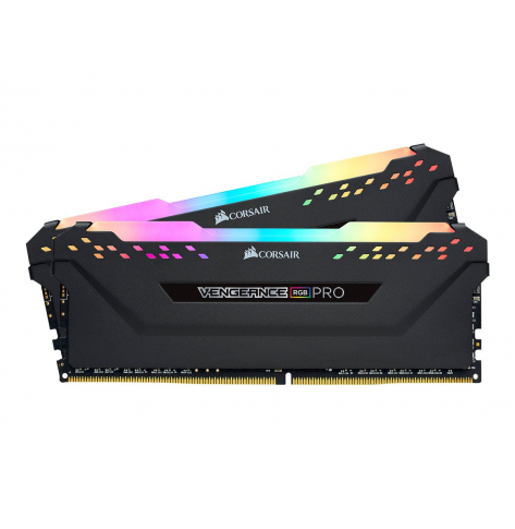 Pamięć CORSAIR DDR4 3000MHz 32GB 2x16GB DIMM 16-20-20-38 XMP 2.0 VENGEANCE RGB PRO czarny Heatspreader RGB LED 1.35V