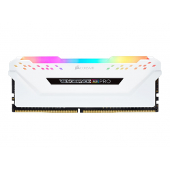 Pamięć CORSAIR DDR4 3200MHz 32GB 2x16GB DIMM 16-20-20-38 XMP 2.0 Vengeance RGB Pro white Heatspreader RGB LED czarny PCB 1.35V