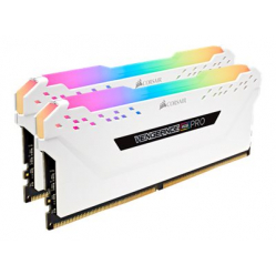 Pamięć CORSAIR DDR4 3600MHz 16GB 2 x 288 DIMM Vengeance RGB PRO White Heat spreader RGB LED 1.35V XMP 2.0