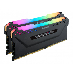 Pamięć CORSAIR DDR4 3600MHz 32GB 2x288 DIMM 18-22-22-42 Vengeance RGB PRO czarny Heat spreader 1.35V XMP 2.0 for AMD Ryzen