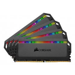 Pamięć CORSAIR DDR4 3600MHz 64GB 4x16GB DIMM 16-18-18-36 XMP 2.0 DOMINATOR PLATINUM RGB czarny Heatspreaders RGB LED 1.35V