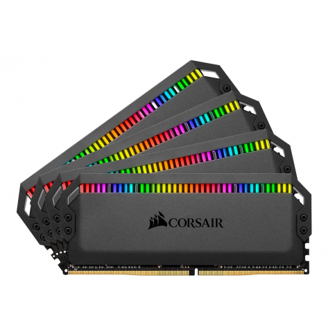 Pamięć CORSAIR DDR4 3600MHz 64GB 4x16GB DIMM 16-18-18-36 XMP 2.0 DOMINATOR PLATINUM RGB czarny Heatspreaders RGB LED 1.35V