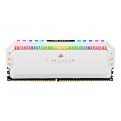 Pamięć CORSAIR Dominator Platinum DDR4 3600MHz 16GB 2x8GB DIMM 18-22-22-42 XMP 2.0 RGB White Heatspreader RGB LED 1.35V