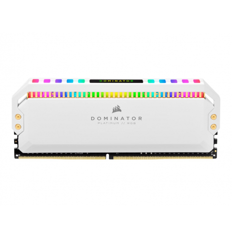 Pamięć CORSAIR Dominator Platinum DDR4 3600MHz 16GB 2x8GB DIMM 18-22-22-42 XMP 2.0 RGB White Heatspreader RGB LED 1.35V