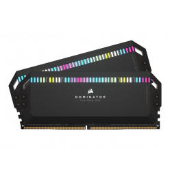 Pamięć CORSAIR DOMINATOR PLATINUM RGB 64GB 2x32GB DDR5 5600MT/s DIMM 40-40-40-77 Std PMIC AMD EXPO Cool Grey Heatspreader 1.25V