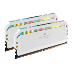 Pamięć CORSAIR DOMINATOR PLATINUM RGB DDR5 32GB 2x32GB 5600MHz C36 1.25V DIMM WHITE