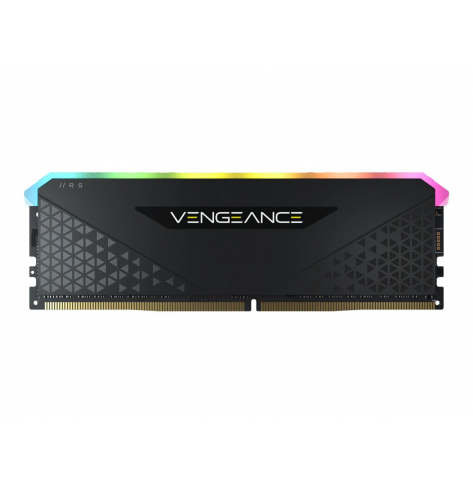 Pamięć CORSAIR VENGEANCE RGB RS 8GB DDR4 3200MHz DIMM 16-20-20-38 czarny PCB 1.35V XMP 2.0