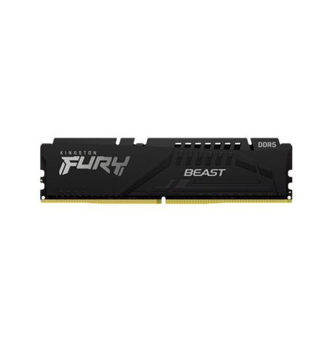 Pamięć KINGSTON 64GB 6000MT/s DDR5 CL40 DIMM Kit of 2 FURY Beast czarny XMP