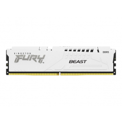 Pamięć KINGSTON FURY Beast 128GB 5200MT/s DDR5 CL40 DIMM Kit of 4 White XMP